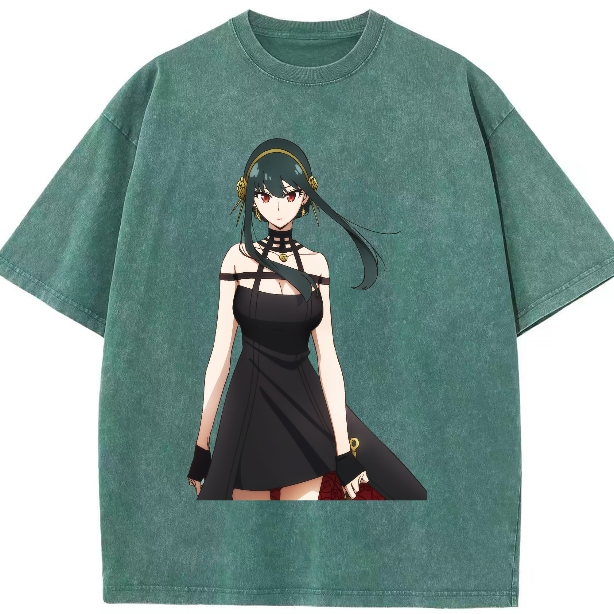 （画像用） SPY×FAMILY间谍家家酒 綿100% ヴィンテージ風 半袖Tシャツ（フロントプリント）